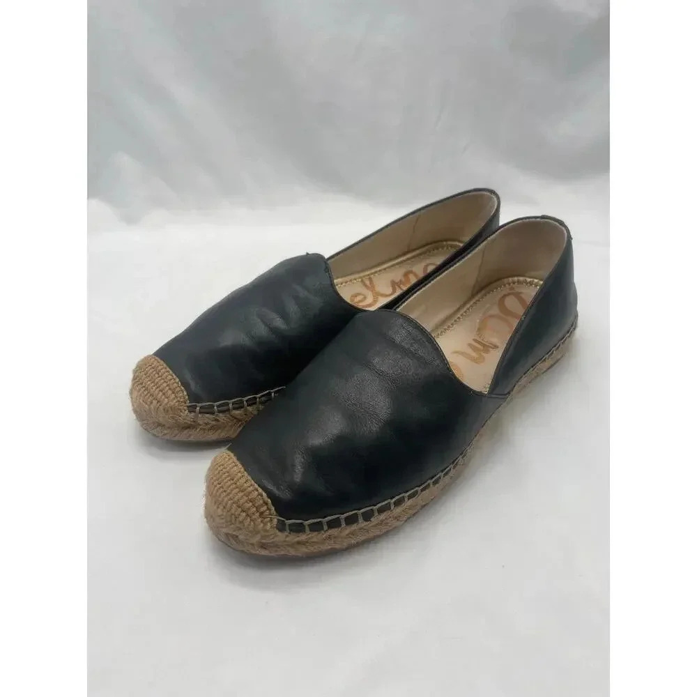 Sam Edelman Kesia Slip On Espadrille in Black Size 8